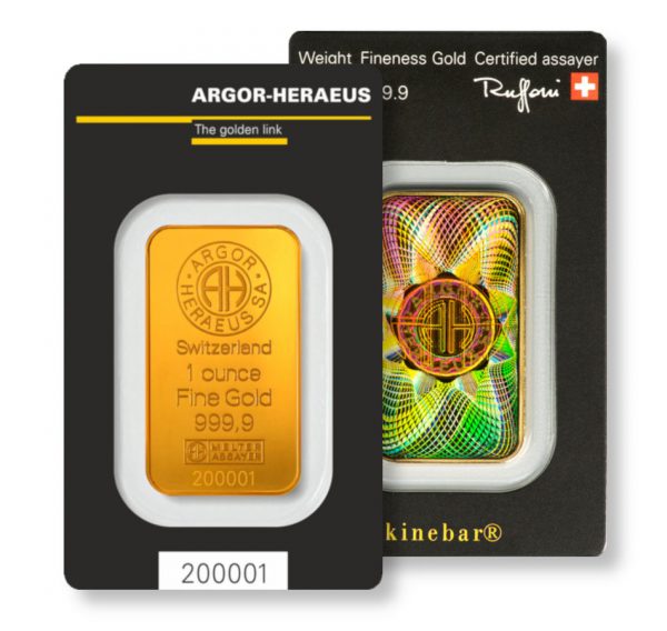 Lingotto Kinebar® in Lingotti d'oro